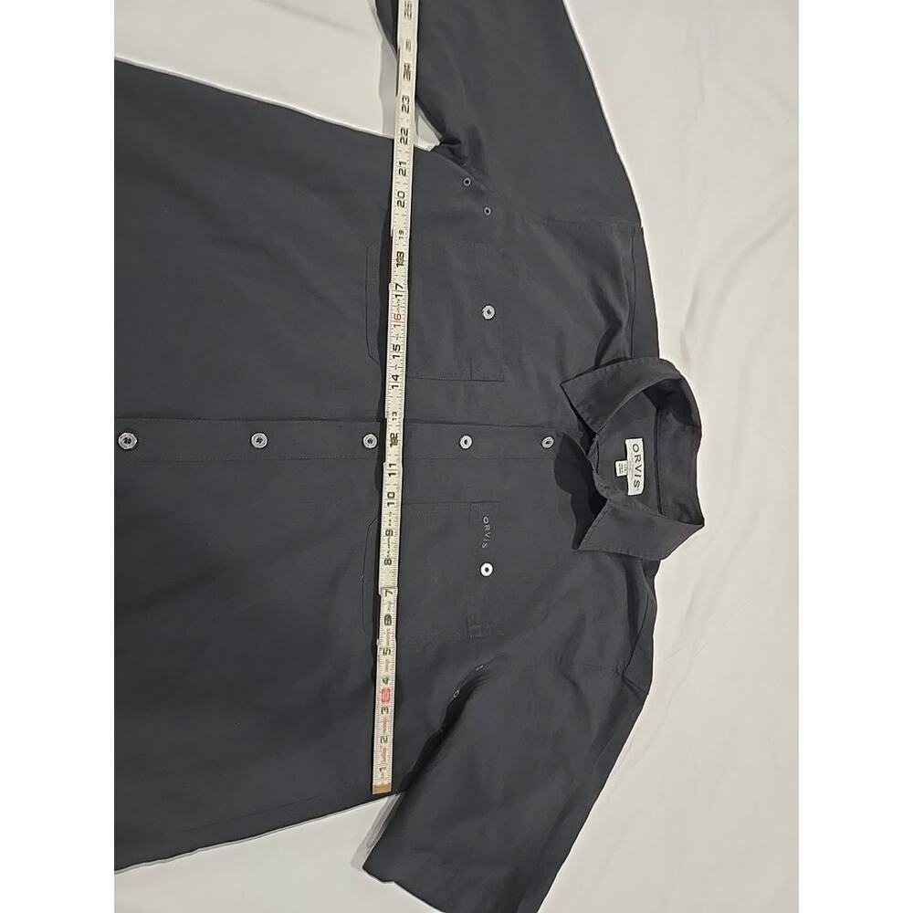 Orvis Mens Short Sleeve Shirt Extra Large Black - Picture 2 of 5
